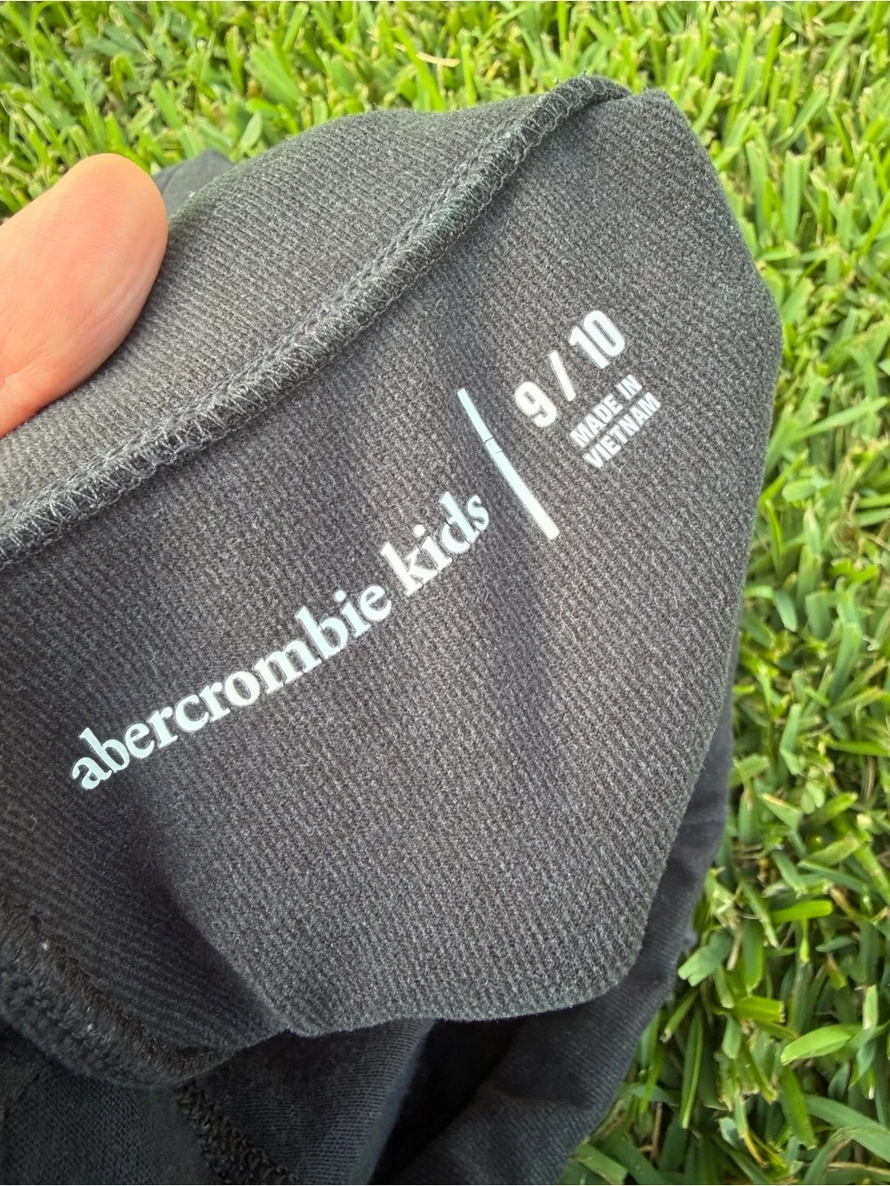 Abercrombie Kids Cargo Jogger Sweatpants Navy & Black Lot of 2 Size 9/10